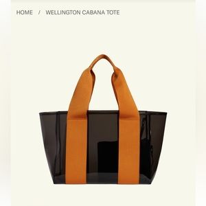 State Wellington cabana tote NWT